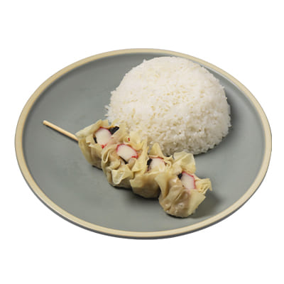 Steamed Siomai Crab with Rice